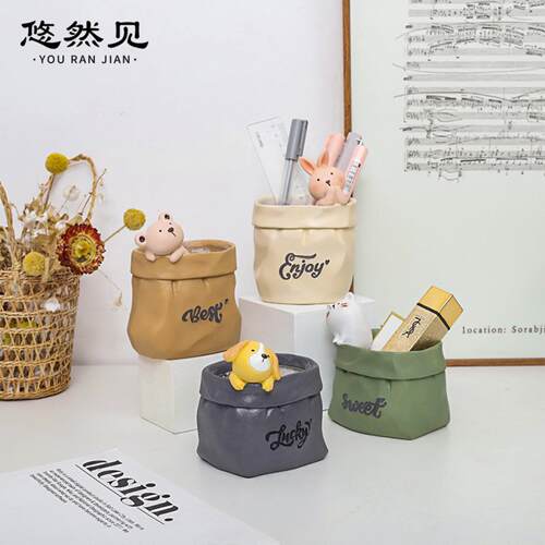 卡通动物创意礼物家居小摆件园艺