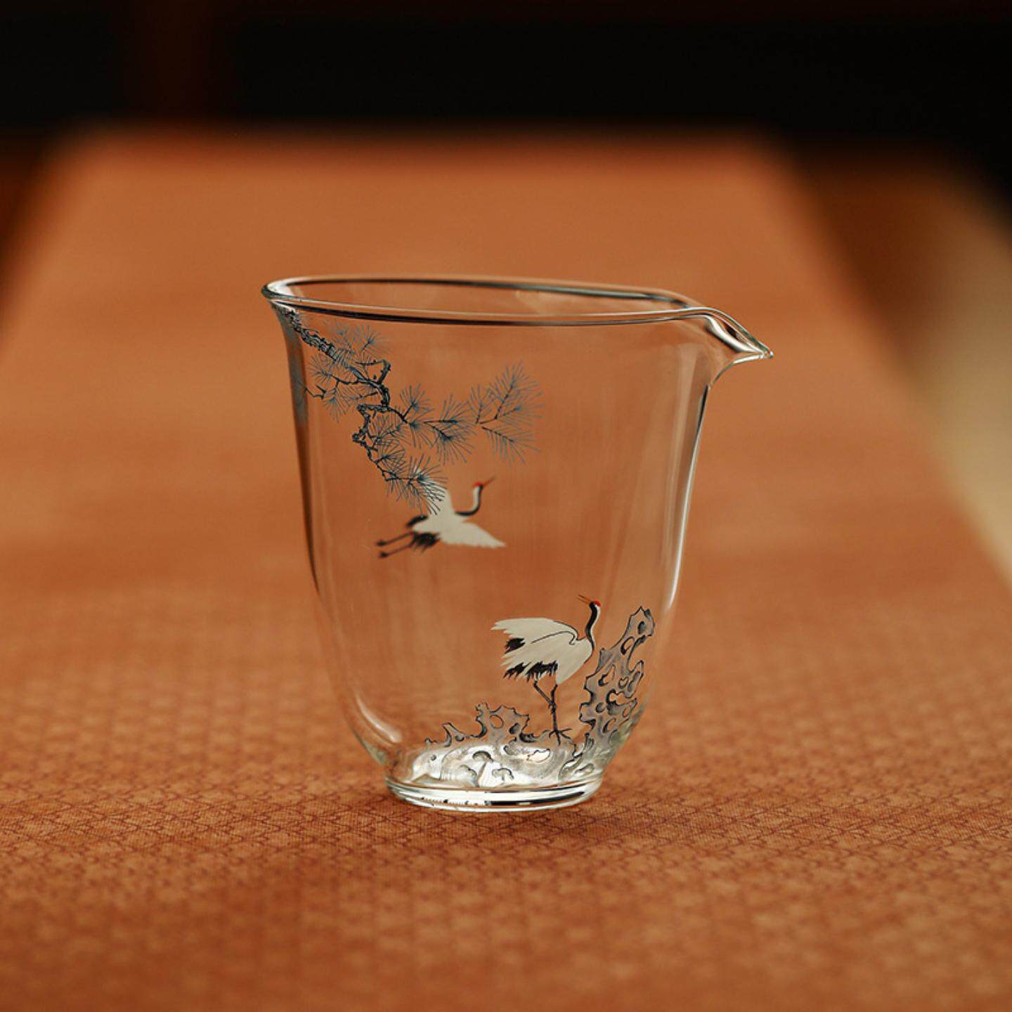 公道杯高透耐热玻璃分茶器公杯