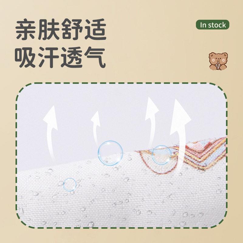 卓尚a类国风吸汗巾码加大儿童垫巾7020竹棉竹棉隔汗巾大汗号婴儿