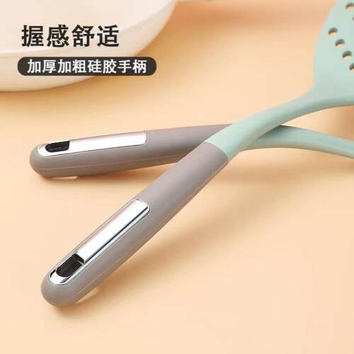 饪硅胶厨用具厨房品硅胶铲硅胶锅漏铲厨房硅胶铲子HG0003烹用具炒