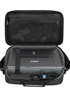 适用于佳能IP100打印机收纳包TR150爱普生WF110便携打印机户外旅行收纳包保护套加厚海绵单肩手提款抗震