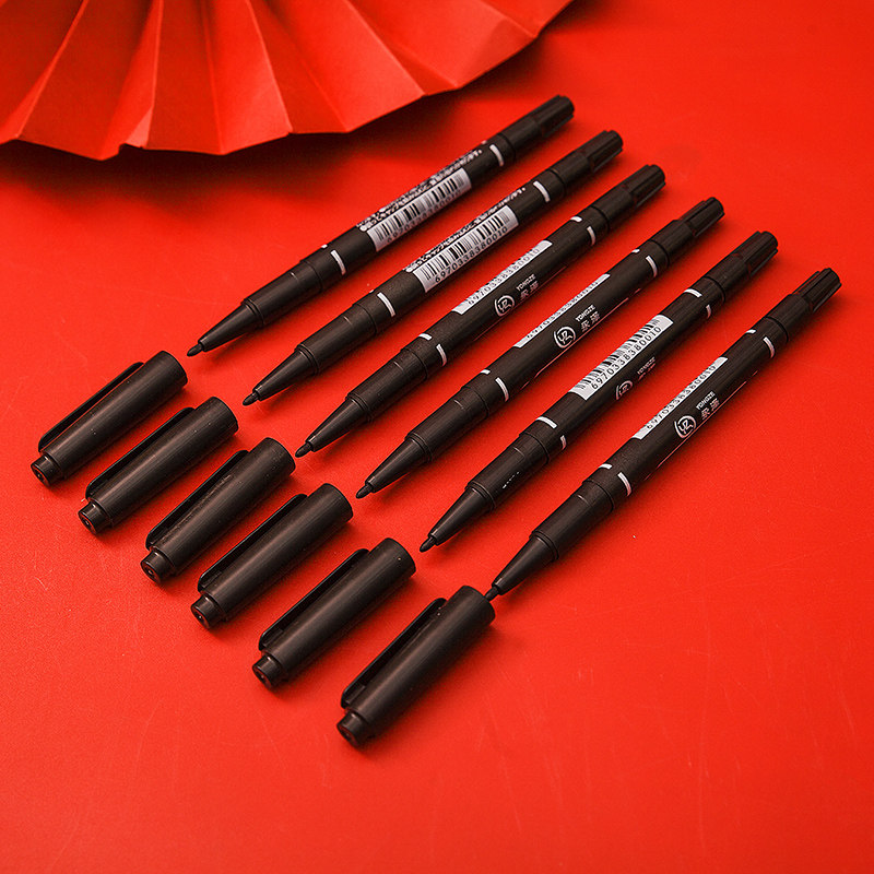 婚礼签到笔结婚创意婚庆用品签字笔黑色签名笔婚庆请柬喜庆书写笔使用感如何?