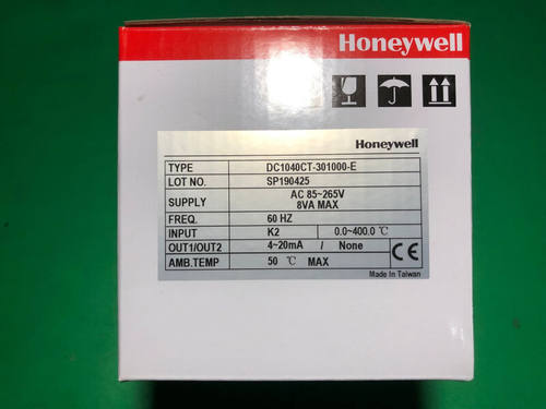 霍尼韦尔温控器DC1040CT-30100030200030200B30侧面型号DC1040CT-
