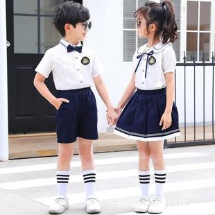 服毕业照校服儿园班园大班儿童服幼英伦RKW风夏季 小学生夏季 男女
