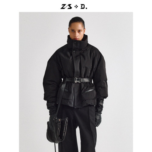 ZEUSELEN .野序.收腰防水面料白鹅绒服162A411Z