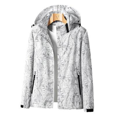 men Waterproof Raincoat Hooded Hiking Jacket women防雨冲锋衣