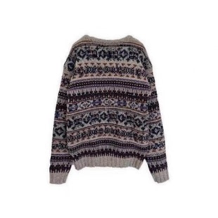 【新品】IMMI 25秋冬新品羊毛复古提花费尔岛毛衣百搭1389