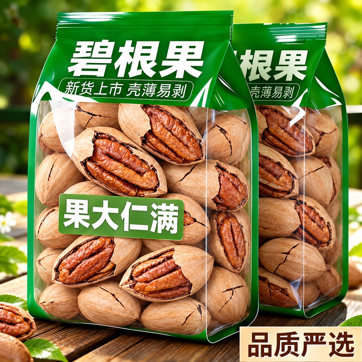 碧根果2026新货官方旗舰店正品坚果原味添加奶油味整箱斤生零