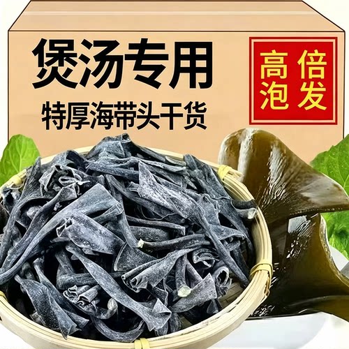 正宗福建霞浦海带头干货特厚短海带头根梗无沙福建特产级凉拌煲汤