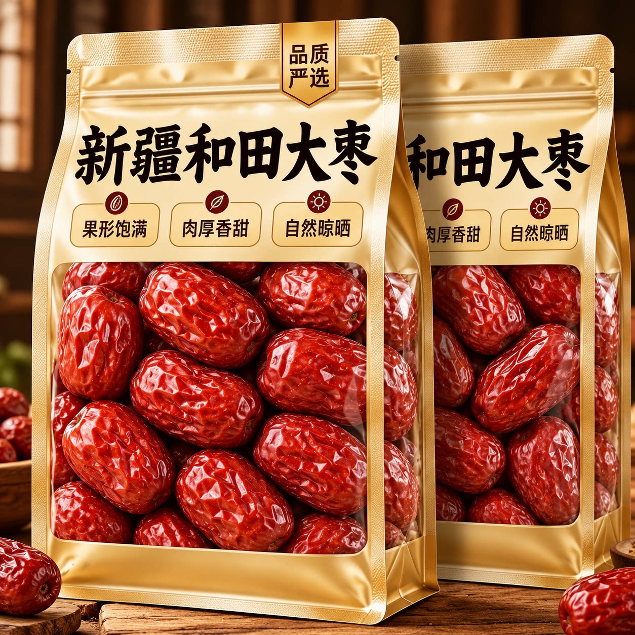 新货红枣大枣沙漠特级新疆特产和田大枣官方旗舰新疆正宗大红枣