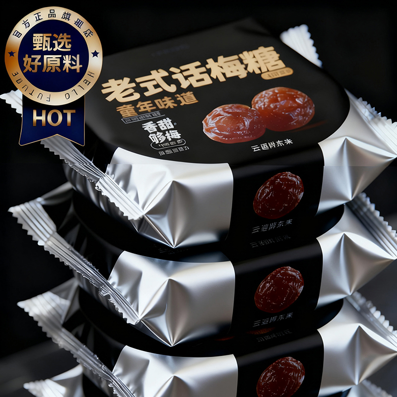 正宗话梅糖官方旗舰店正品老式老上海天山奶油零食结婚喜糖果批发