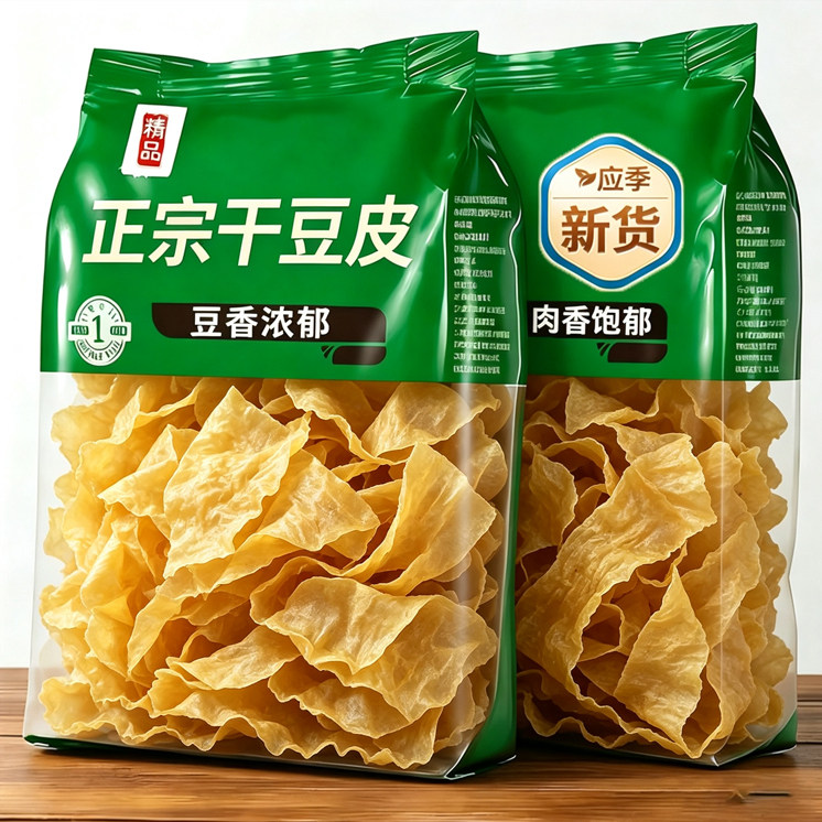 无添加！无盐干豆皮干货手工农家自制渍油豆皮豆腐皮丝商用凉拌菜