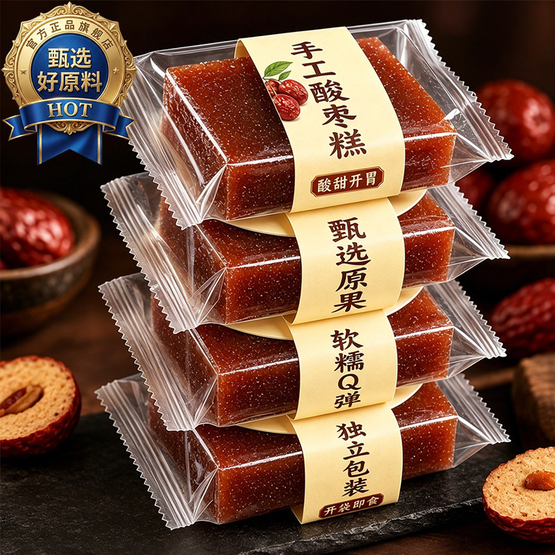江西特产南酸枣糕官方旗舰店纯手工无糖酸枣糕孕妇小零食独立包装