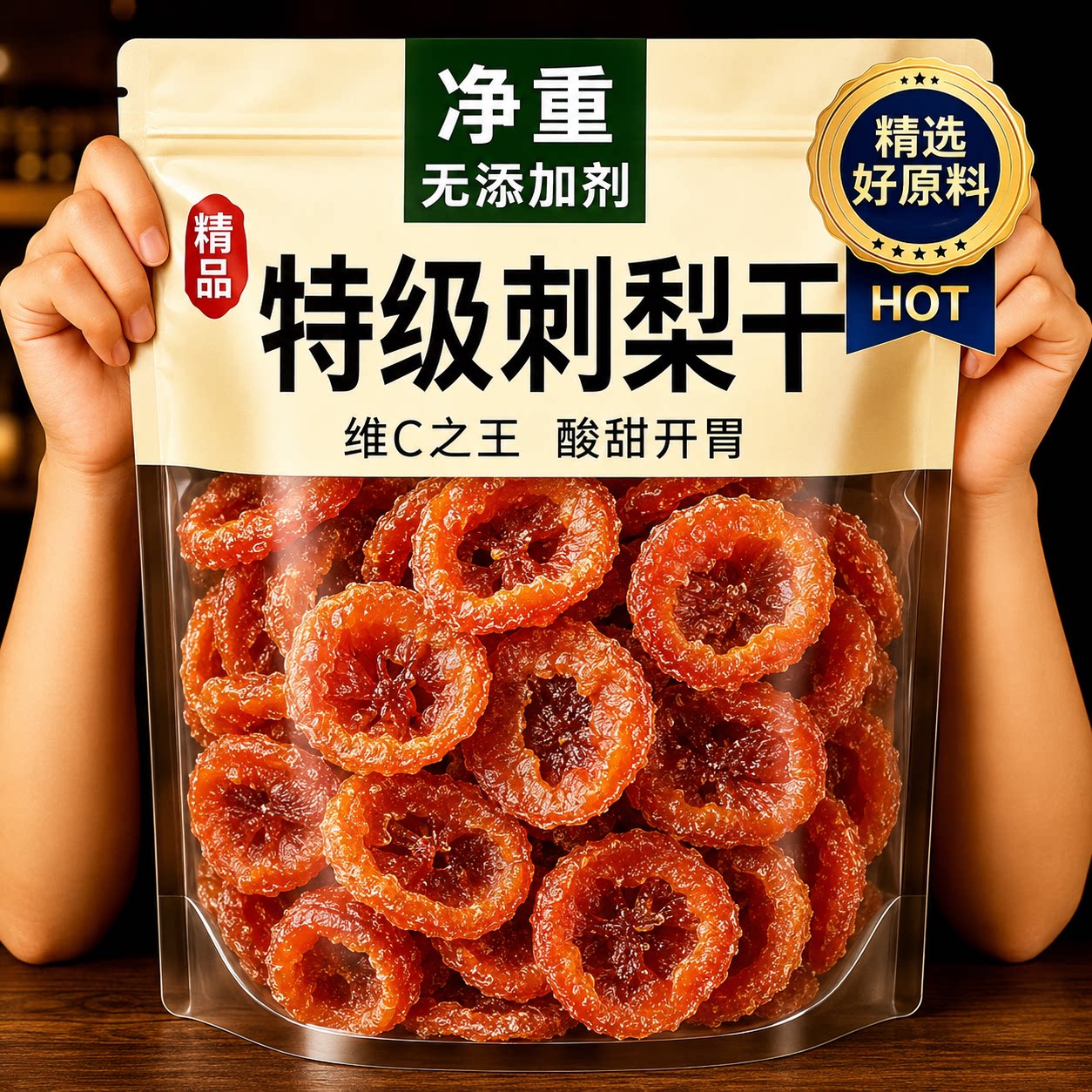 贵州特级刺梨干官方旗舰店正宗特产野生无硫无糖添加泡水果干蜜饯