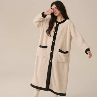 珊瑚绒加厚睡衣情侣套装