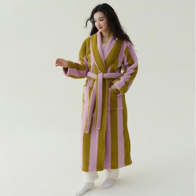 珊瑚绒加厚情侣睡袍16