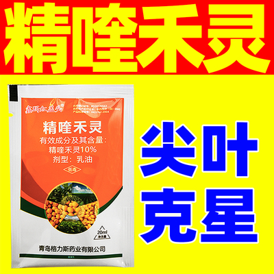 精喹禾灵除禾本科尖叶杂草专用芦苇克星农药大豆田除草剂正品包邮