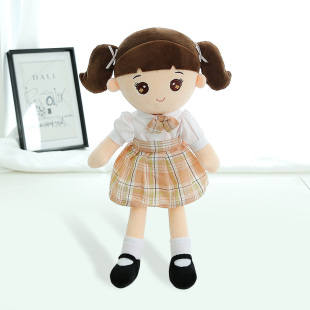 i娃娃玩偶人形小女孩布可爱的女童女孩睡觉抱可以抱着的搂着夏天