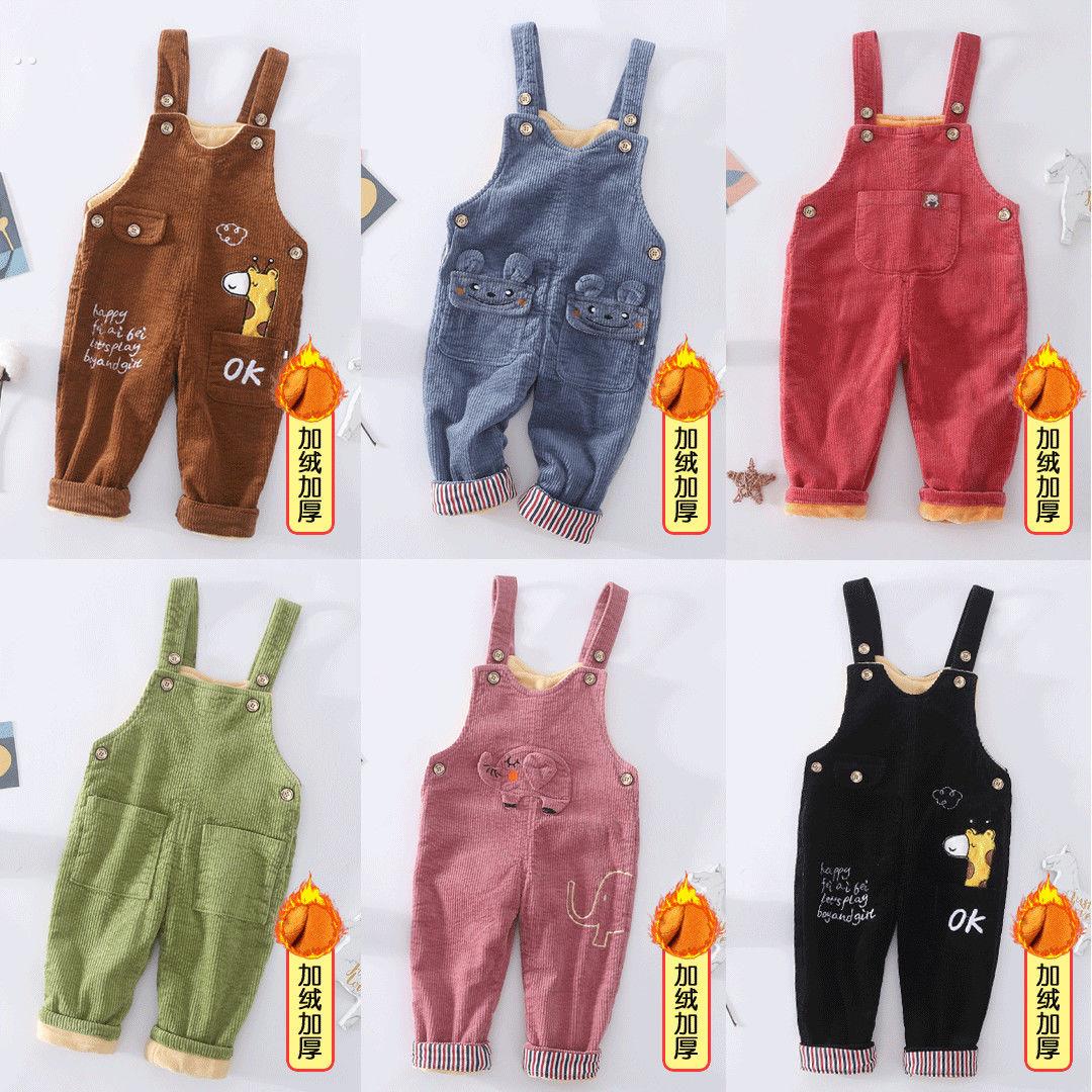 2025春季新品宝宝背带裤百搭复古女童长裤秋儿童中小童连衣裤韩版