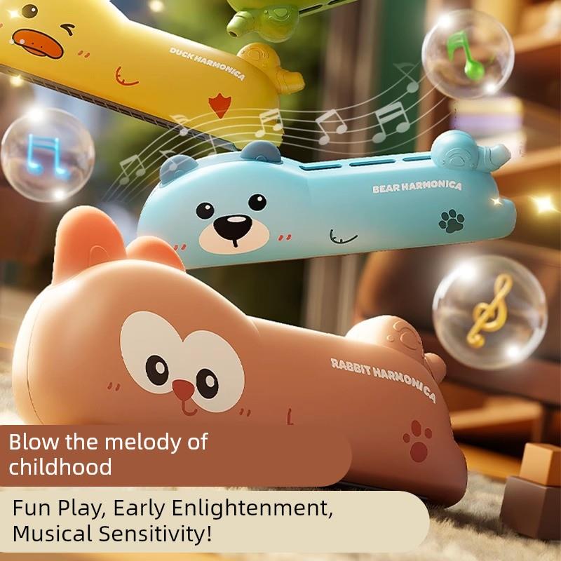 儿童口琴宝宝专用吹奏乐器早教婴儿玩具入门初学者婴幼儿风琴