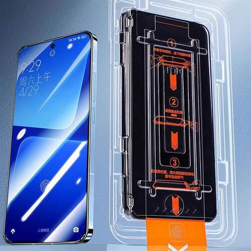 精菲适用于无尘仓荣耀x50i/x40gt钢化膜HONOR 80Pro直屏版x40i/x30i手机秒贴膜80gt全屏50se神器x20除尘华为
