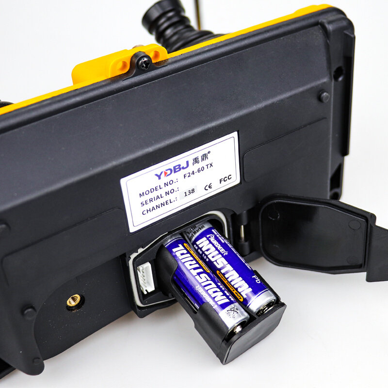 禹鼎无线遥控器f24-60发射器电池盒 电池仓 摇杆遥控器配件