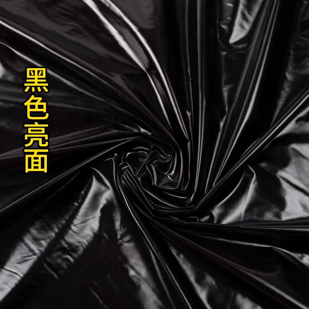 新品免洗亮面布料防水轻薄羽绒服面包服棉服童装马甲布料面料批发