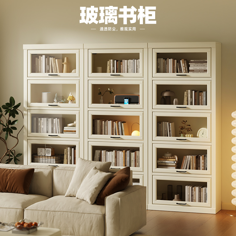 玻璃展示柜实木家用手办模型陈列架客厅摆放烟酒奖杯商品样品柜子