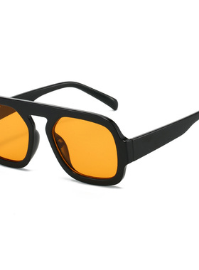 日本topwhit新款飞行员太阳镜 欧美个性简约节拍百搭pc时尚墨镜