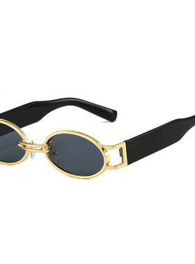 日本topwhit欧美复古小框墨镜女夏季ins 风潮街拍眼镜沙滩度假