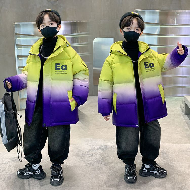 大童男装一米二三四五六年级七八九十岁小孩棉袄上冬衣服学生外套