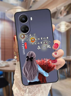 华为nova10se手机壳男女款全包防摔硅胶软壳BNE-AL00情侣带挂绳支