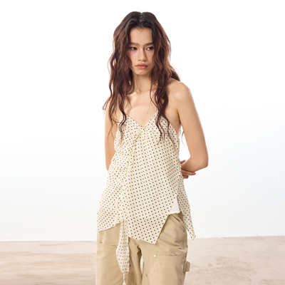 WILDERSHORE波点多穿法吊带包裙