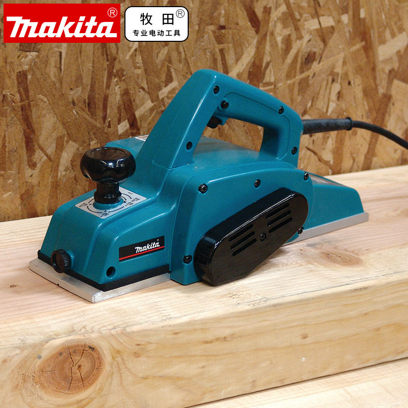 原装日本牧田Makita原装进口手提电刨刀大功率电动木工刨子1911B