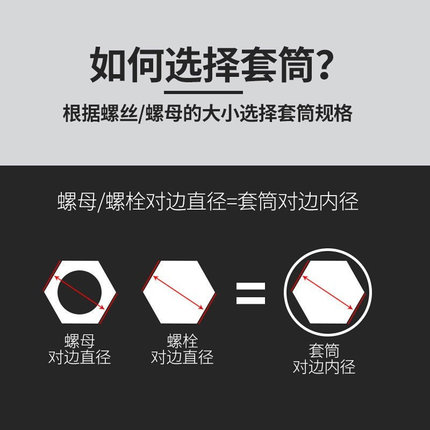 钻尾丝套筒头 电动自攻丝燕尾丝套筒8mm内六角加长批头螺母套筒头