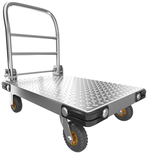 可折叠静音小推车拉货手推车仓库四轮搬运车家用平板车便携手拉车