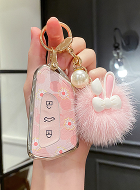 大众高尔夫8钥匙套id4x女专用迈腾b8b9揽巡镜宝来途岳id3凌渡L壳