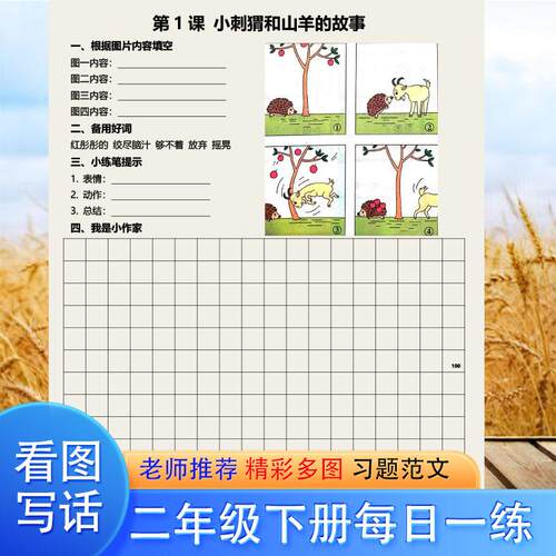 看图写话小学二年级语文同步练习
