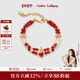 AmberLollipop红玛瑙手链女双层叠戴珍珠手串 新年礼物 葫系列