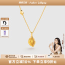 王玉雯同款 AmberLollipop天然黄水晶项链女锁骨链宝石吊坠礼物