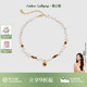 王玉雯同款 AmberLollipop珍珠项链配饰女虎眼石吊坠轻奢锁骨颈链