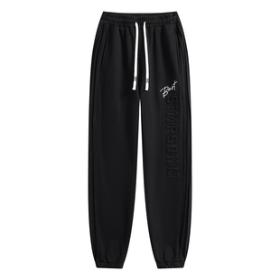 百搭休闲基础重磅纯色休闲裤 辛普森一家休闲裤 束脚裤 苏醒同款