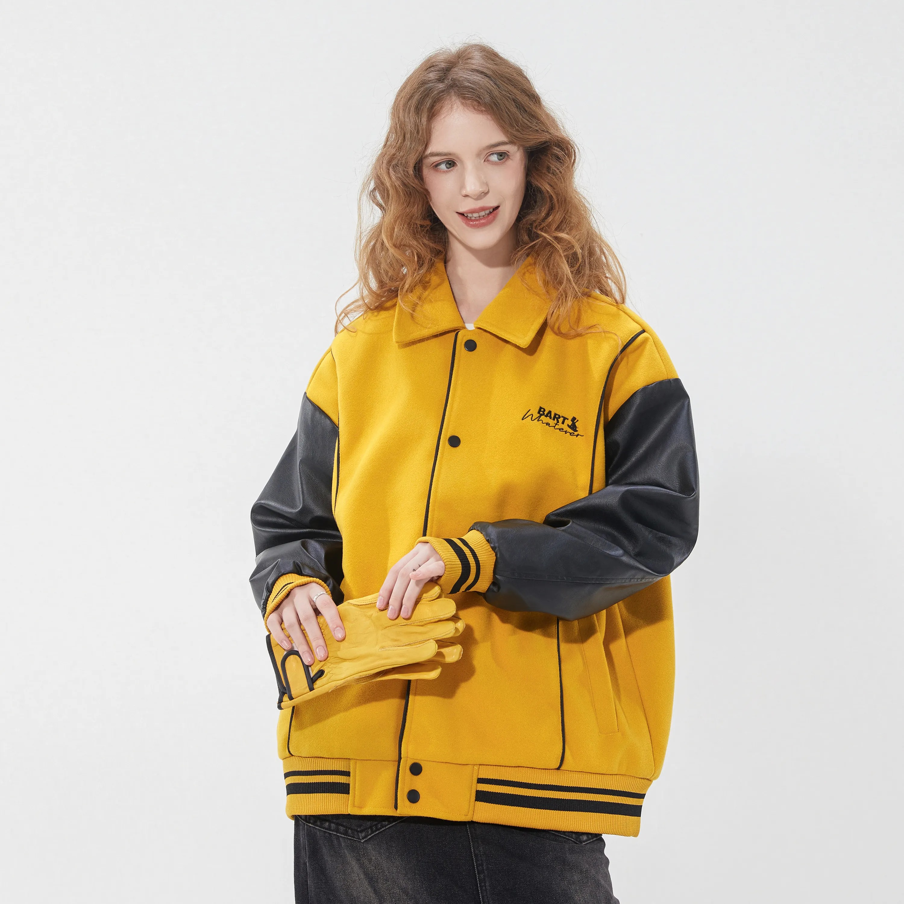 袁一琦同款辛普森一家夹克外套