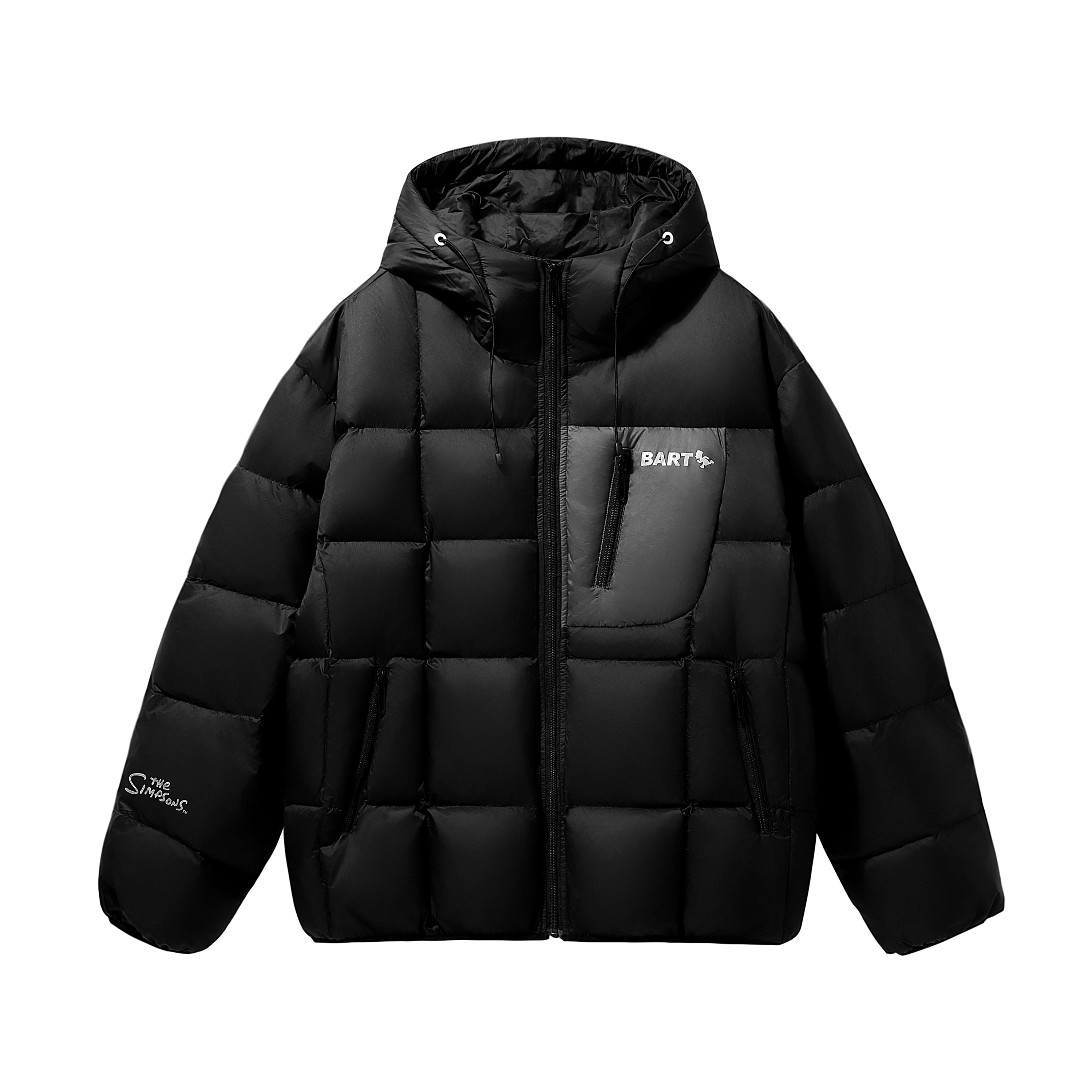 辛普森一家白鸭绒美式机能风云朵泡芙纯色户外防风羽绒服男女同款