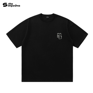 辛普森一家T恤2026夏季新款美式情侣短袖基础款趣味印花简约设计