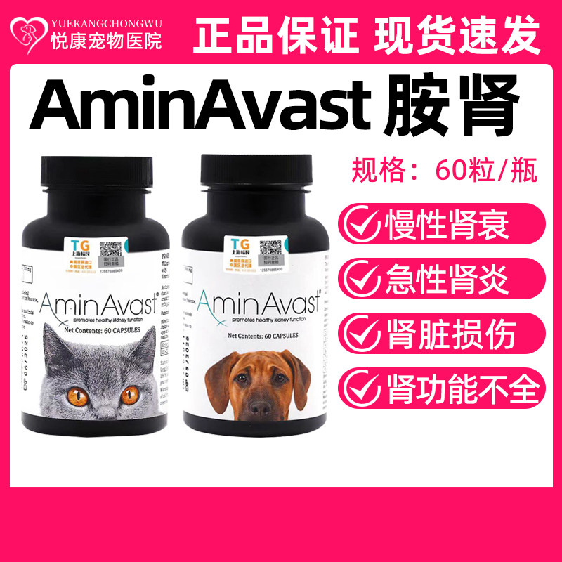 美国胺肾肾衰停宠物猫咪狗狗肾衰急性慢性肾衰尿毒症降磷肾透