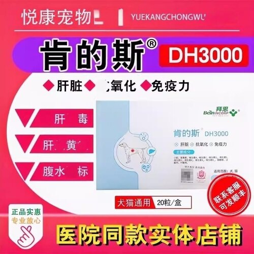 拜恩肯的斯DH3000宠物猫咪狗狗肝脏氧化免疫力肝脏营养补充