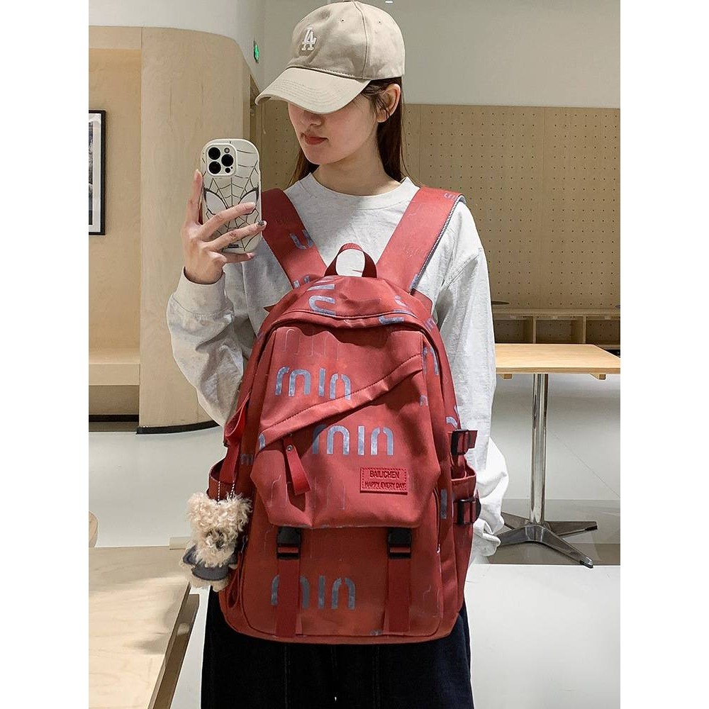 官方正品2025年新款男女结实耐用大容量双肩包旅行轻便高颜值轻便