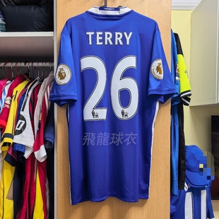 2016-17切尔西主场10号阿扎尔7坎特26特里3阿隆索复古足球衣服