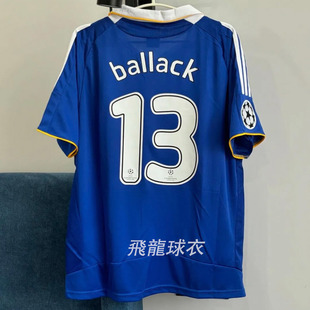 2008-09切尔西复古短袖13巴拉克11号德罗巴足UETEEY球衣服8兰帕德